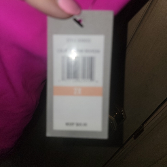 Fuchsia Woman's Plus sz 2X Chaus Shirt short sleeves - Picture 6 of 9